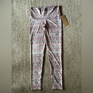 NWT Niyama Sol Taos Barefoot Leggings in Bunny color Sz Large Los Angeles made